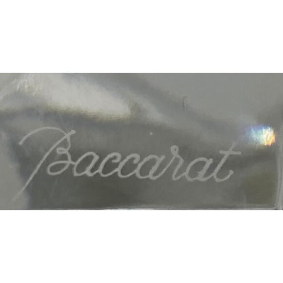 Late 20th Century Baccarat Crystal Large Orgami Elephant Figurine Red Box - Picture 9 of 13